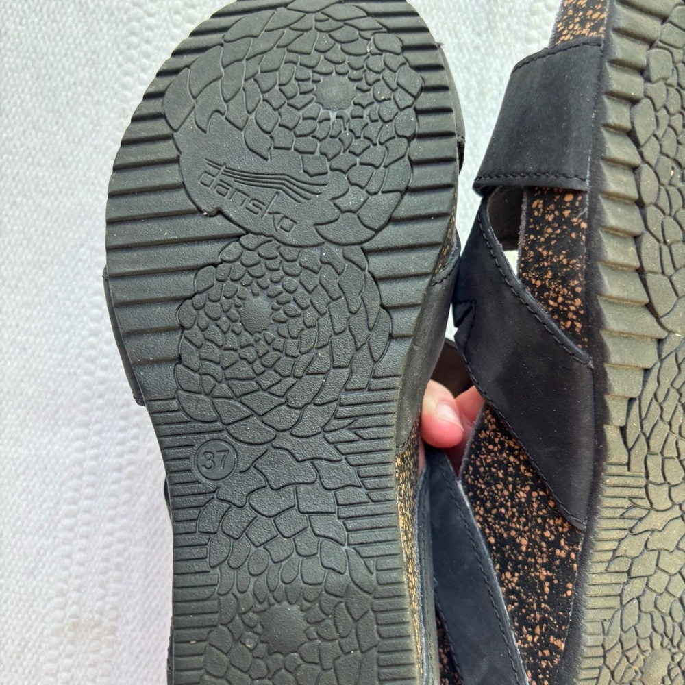 DANSKO Womens Susie Milled Nubuck Sandals size 37 - Picture 7 of 11